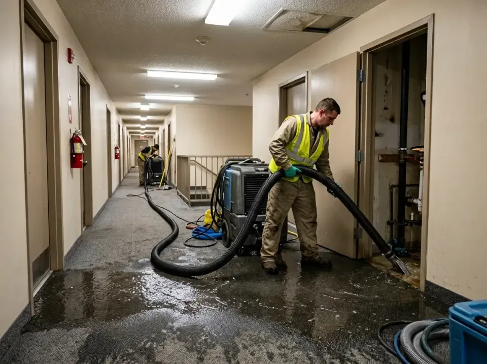 multi-unit-apartment-hallway-f-005 — frequently asked questions, Emergency Burst Pipe Water Extraction & Removal in Davidson…